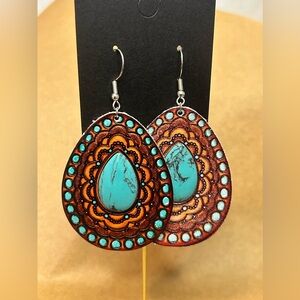 #402 | 💠 Western Turquoise Dangle Earrings 💠